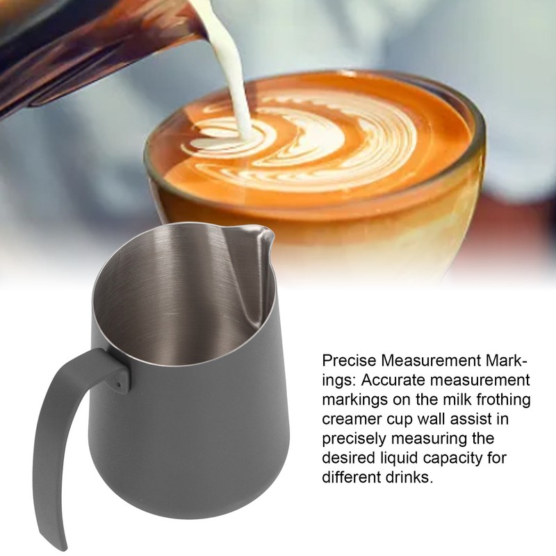 Milk Frothing Pitcher 304 Stainless Steel Creamer Cup Latte Art