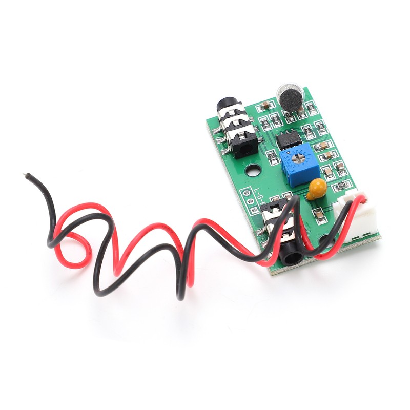 Microphone Board Adjustable Gain Amplifier Module Audio Signal Pickup DC
