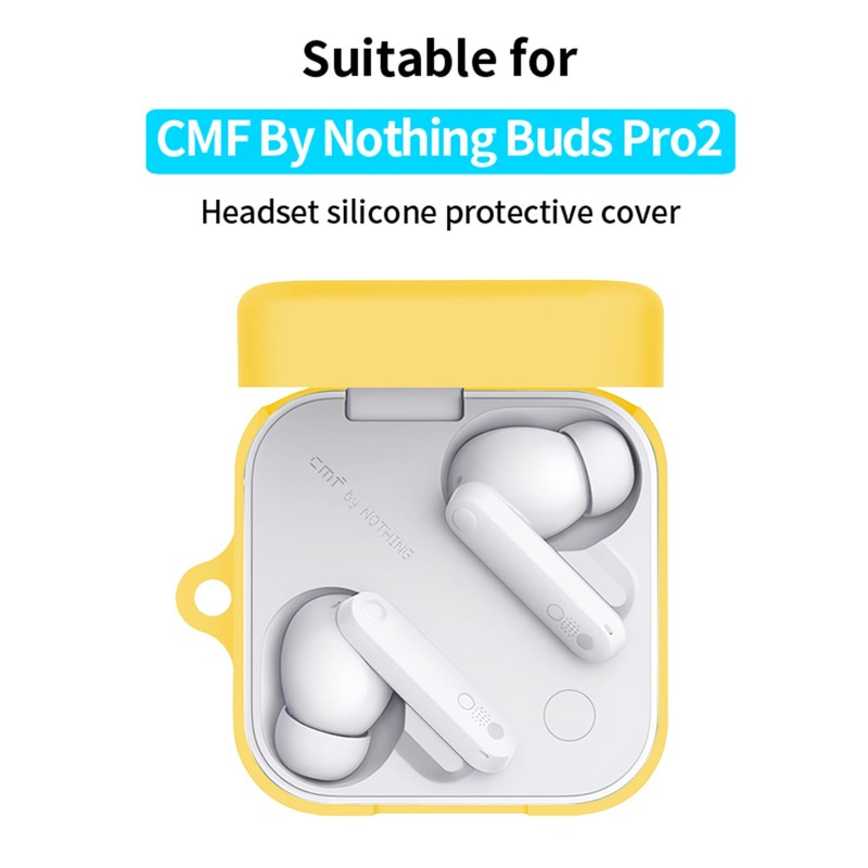 for CMF Buds Pro 2,Soft Silicone Protective Earbuds Case, Silicone