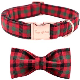 Unique style paws Christmas Dog Collar, Bow Tie Dog Collar, Comfortable Adjustable Dog Collars, Pet Large Dogs and Cats