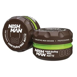 NISHMAN HAIR STYLING WAX MATTE 08 CIRE COIFFANTE 150ML                                                                                                