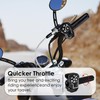Socpuro Motorcycle Throttle Grip with Throttle Cable, 7/8" 22mm CNC