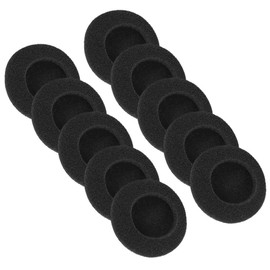 Ear Cushions Foam Replacement 60mm/2.4" Disposable Headphone Headset Earphones Sponge Covers, 5-Pairs