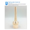 Brass Direct Fountain Nozzle Female Screw Connection Spherical Joint Adjustable
