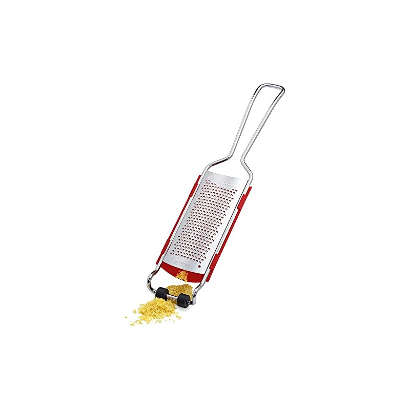 triangle Fine Grater with Removable Catcher - Ultra-Sharp Stainless Steel