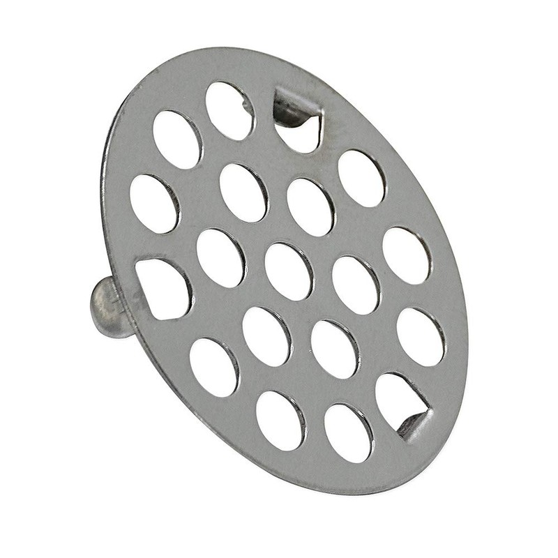 EZ-FLO 30071, Steel Shower and Tub 3-Prong Drain Strainer, 1-5/8