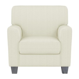 ZNSAYOTX 2 Piece Chair Covers for Living Room with Arms Anti Slip Super Stretch Arm Chair Slipcovers Sofa Armchair Slipcover Machine Washable Furniture Protector (Light Beige, Chair)