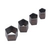 4Pcs Pentagon Cutting Punching Die Alloy Steel Leather Cutting Mold