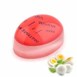 Egg Timer Color Changing Indicator Soft Medium & Hard Boiled Eggs Compact Reusable Kitchen Gadget Egg Thermometer Heat Sensitive Perfect For Home Breakfast Boiling Tool Cooking Accessories (1Pc)
