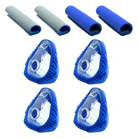 Nataku CPAP'Mask Liners/Strap Covers Kit -Compatible with AirFit F20 & AirTouch F20 Reduce Air Leakage and Soft Strap Cushions for Headgear Strap Reduce Red Mark, NOT for Mirage Quattro,Nasal