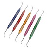 5Pcs Dental Gracey Curettes Curette Hand Scaler Universal Surgical Instrument