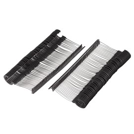 MECCANIXITY J Hook Standard Tagging Fasteners Plastic Regular for Garment Price Tag Label Tagging Barbs Black 0.97 Inch/25mm Pack of 1000
