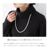 Cream Dot Necklace, Women's Popular, Long, Pearl, 0.2 inches (6