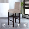 SearchI Stretch Bar Stool Covers Set of 4, Stretch Removable