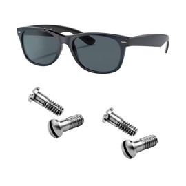 Replacement Screws for RayBan RB2132 RB4165 RB4371 Sunglasses Repair Kit (Set of 4),Screwdriver (Silver)