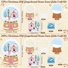 WATINC Gingerbread House Snow Globe Craft Kit - DIY Christmas