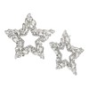 Betsey Johnson Womens Open Star Post Earrings