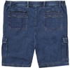 ROCXL Big Men’s Denim Cargo Shorts Expandable Waist Size 46