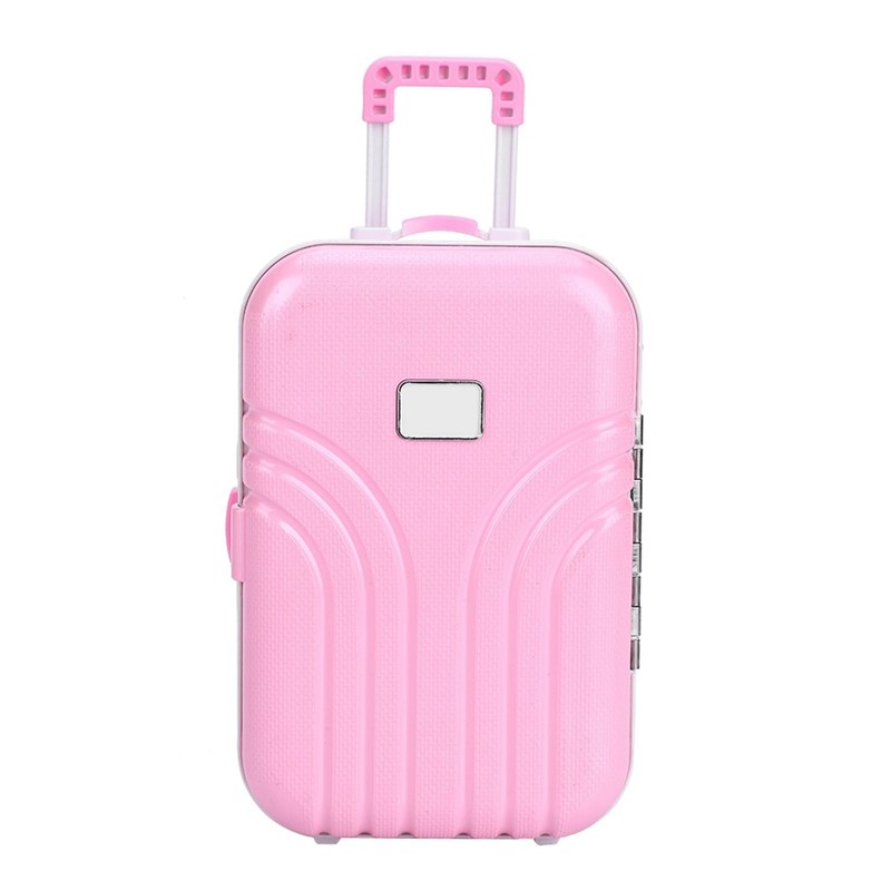Ailgely Baby Suitcase Toy Cute Plastic Rolling Suitcase Mini Luggage