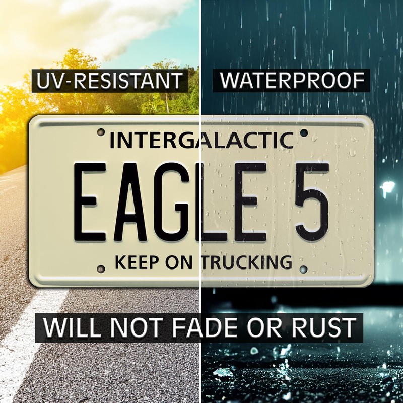 Celebrity Machines | Spaceballs | Eagle 5 | Vanity Plate,