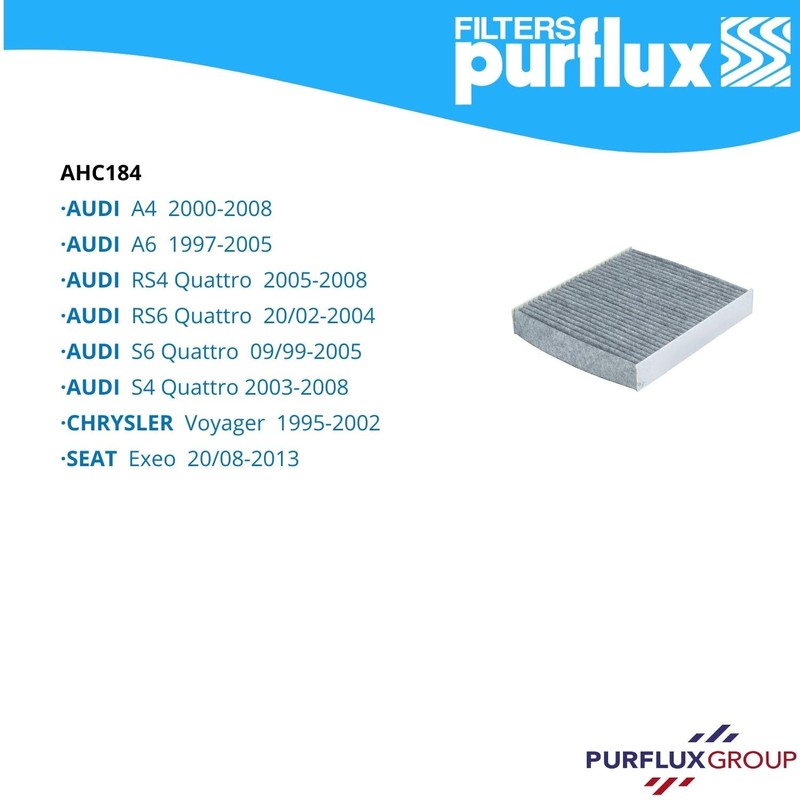 Purflux AHC184 Filter, interior air