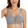 Lemorosy Women's Comfort Full Cup Unpadded Without Underwire Classic Bra,