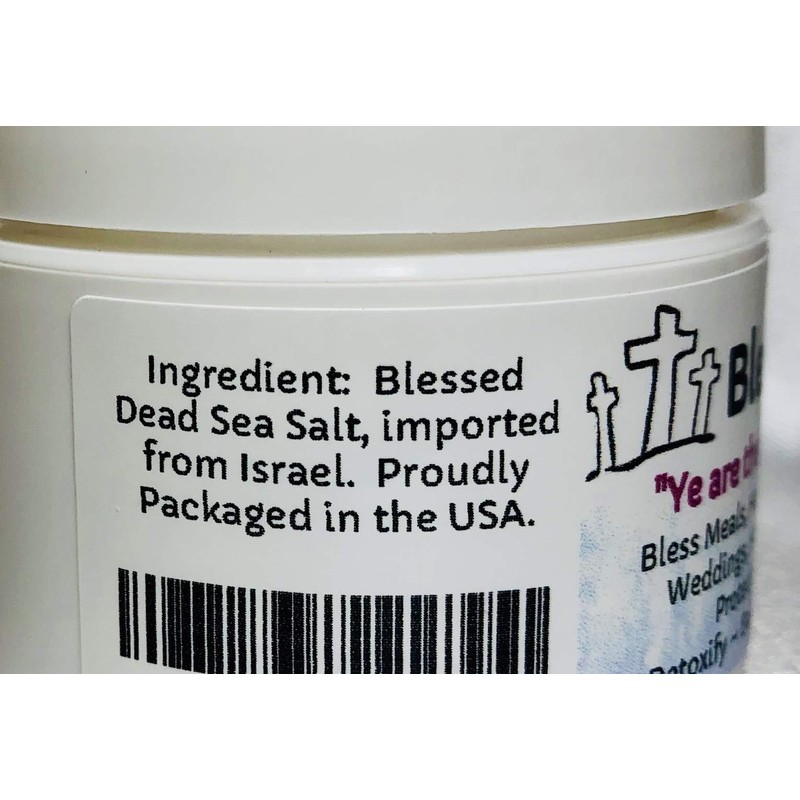 Urban ReLeaf Blessed Holy Dead Sea Salt from Israel for