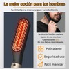 MITEGELO Peine eléctrico para hombres, plancha para barba compacta con