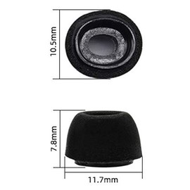 ALXCD Foam Eartips Compatible with AirPods Pro, Small Size 2 Pairs Memory Foam Ultra Soft Earbud Tips Eartips, Fit for AirPods Pro, S