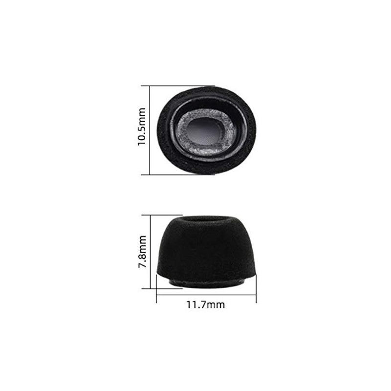 ALXCD Foam Eartips Compatible with AirPods Pro, Small Size 2
