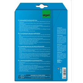SIGEL IP706 InkJet-Fotopapier Ultra, 13x18 cm, 15 + 3 Blatt gratis, hochglänzend, extrem lichtbeständig, 260 g, für hochwertige Fotografien