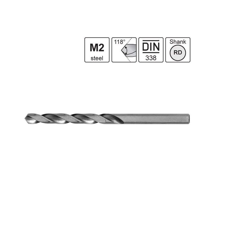 S&R drill bit set, 15-piece, 23 pieces, in plastic box