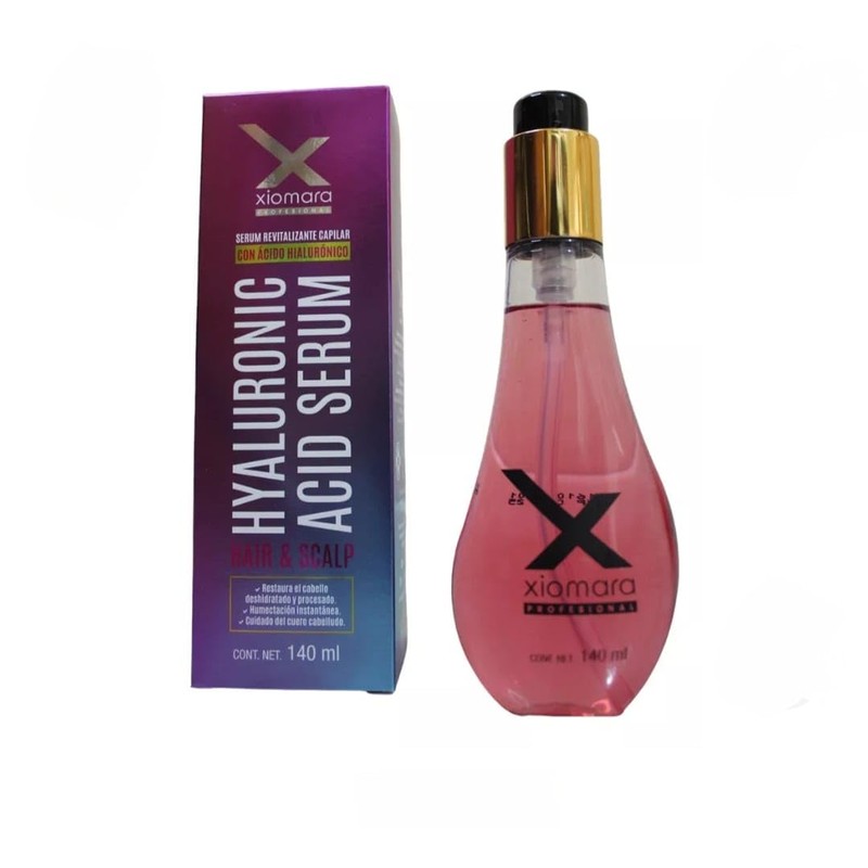 Xiomara Sérum Revitalizante Capilar con Ácido Hialurónico, 140 ml