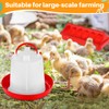 Funnymoom 12 Pack Chicken Feeder and 1.5l Waterer Set Bird