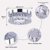 diisunbihuo Modern Mini Led Chandelier Semi Flush Mount Crystal Lighting