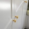 Probrico 10 Pack Kitchen Door Knobs Single Hole Gold Cabinet