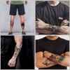 Gwolf 24 Sheets Wolf Tattoo Temporary Personality Wolf Tattoo Sticker
