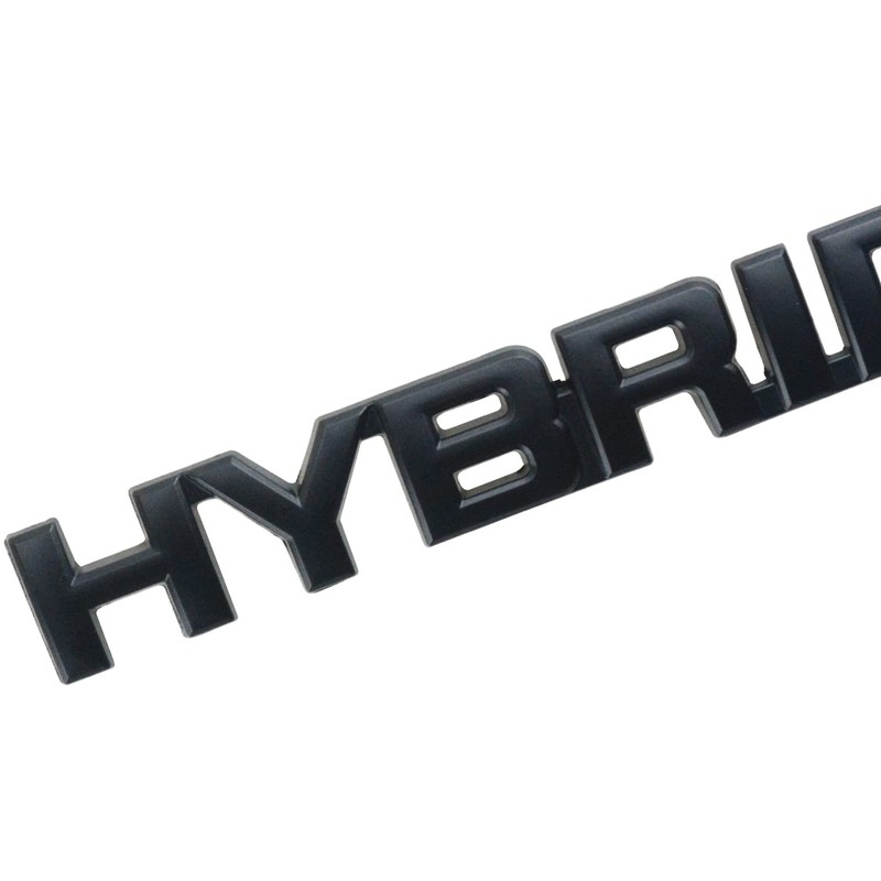 EmbRoom HYBRID Emblem Fender 3D Metal Badge Decal Replacement for
