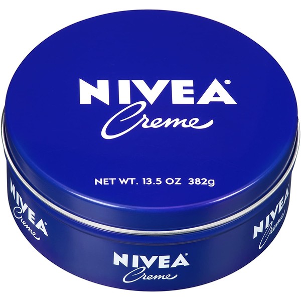 NIVEA Creme - Unisex All Purpose Moisturizing Cream for Body, Face and Hand Care - Use After Washing With Hand Soap - 13.5 Oz Tin Jar