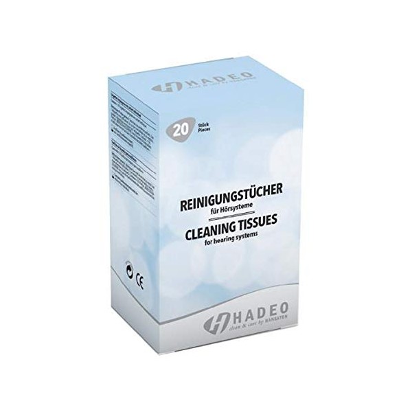 Hadeo Hearing Aid Cleaning Wipes for Hearing Aids
