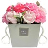 SEZHN Soap Flowers Bouquet Pink Rose and Carnations - Mothers