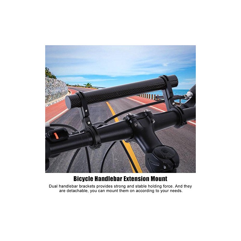 VGEBY1 Bicycle Handlebar Mount, Lightweight Stable Extension Bracket with Two