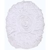 Home Weavers Bell Flower Toilet Lid Cover – 18"x18", 100%