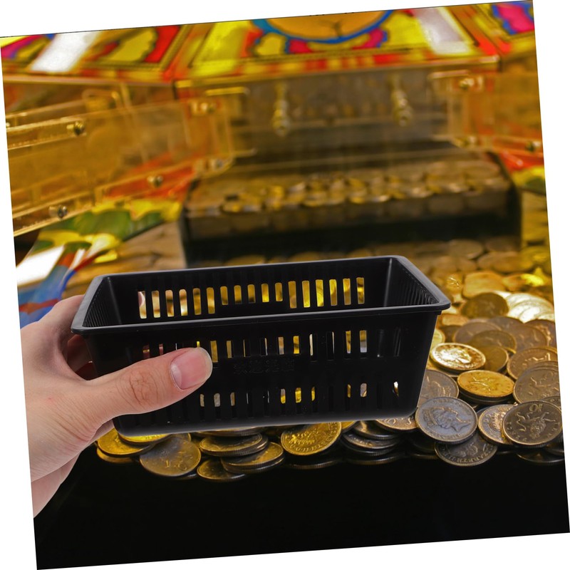 iplusmile 10pcs Small Plastic Coin Storage Baskets for Classroom Supplies