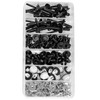 T&M TECHNICS® Box of 100 Universal Fasteners, Clips, Clips and