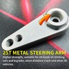 2 in 1 High Hardness 7075 Metal 25T Steering Servo