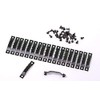 20 Saw Tooth Picture Hangers Black with Screws