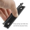 HAHIYO 4.72 Inches Black Metal Mountable Clipboard Clips - 5