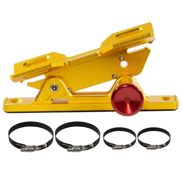 Quick Release Fire Extinguisher Mount – Gold Adjustable Aluminum Roll