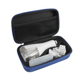 Hard Eva Travel Case for Waterpik WP-560UK / WP-562UK / WP-563UK / Cordless Advanced Water Flosser by Hermitshell (Blue)